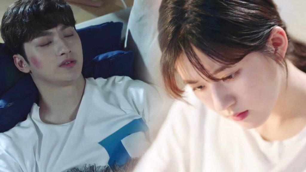 انها تعمل طوال الليل بينما انا مستلقي كالعاطل  لا افعل شيء  💔😔 (ارجوك اطمئن يا سيد لينغ )