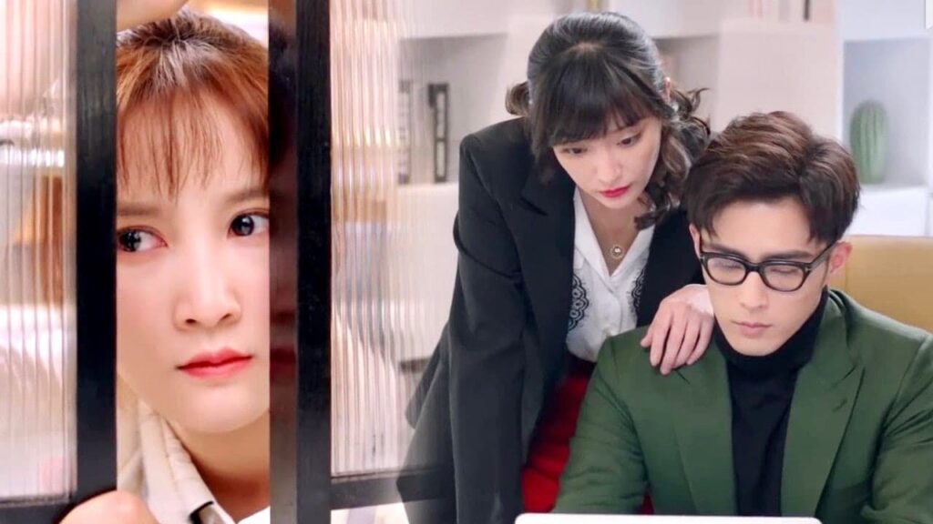 تراقب زوجها و مساعدته التي تحاول اغوائه  في المكتب على مدار الساعة (هي التي احبها)