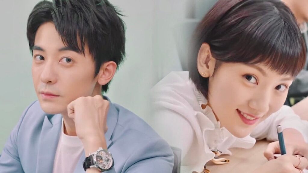 الرئيس يغازل مساعدته في اثناء الاجتماع 😂❤️ (  صوتك جميل )