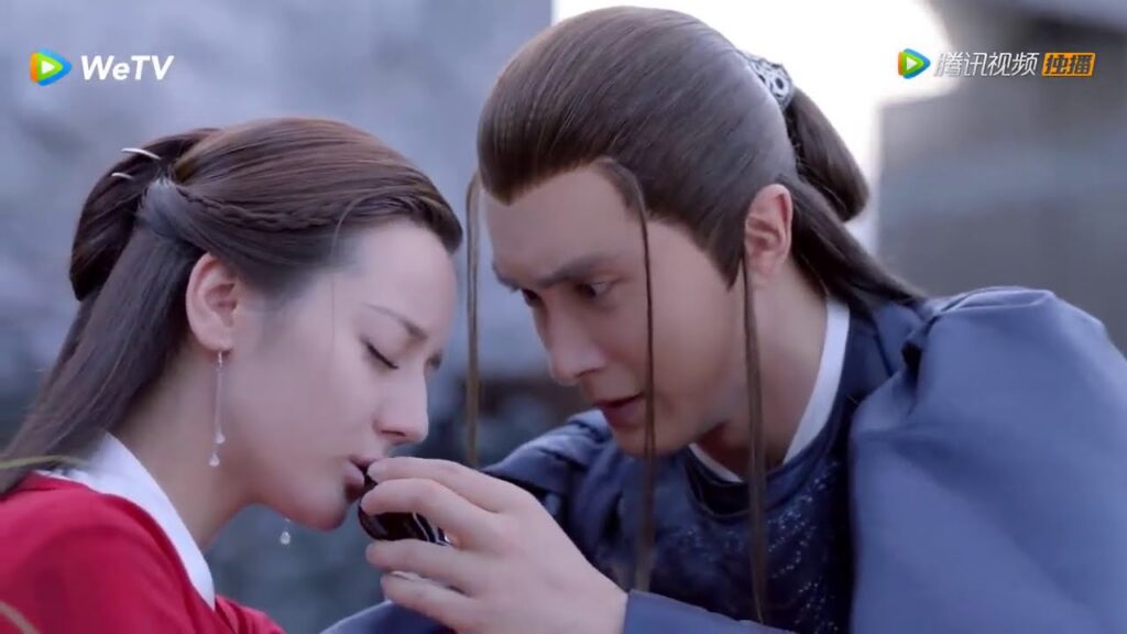 النار تشعل المكان و تجسيد الإمبراطور ينقذ الأميرة مقطع من الحلقة 38