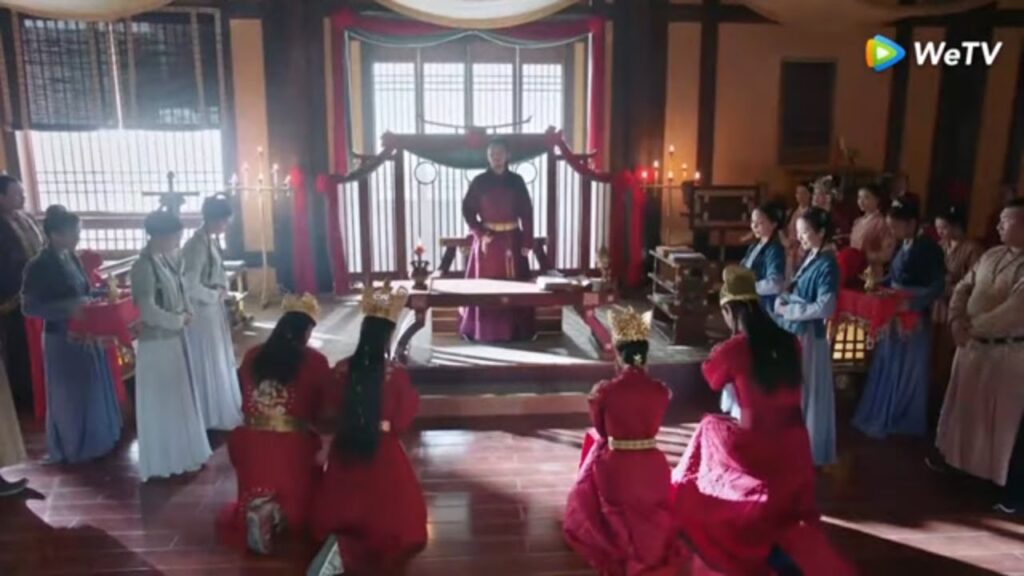 الأختان يرتديان ملابس الزفاف و يفاجآن زوجيهما|مقطع من الحلقة9مسلسل أسطورة شياو تشو