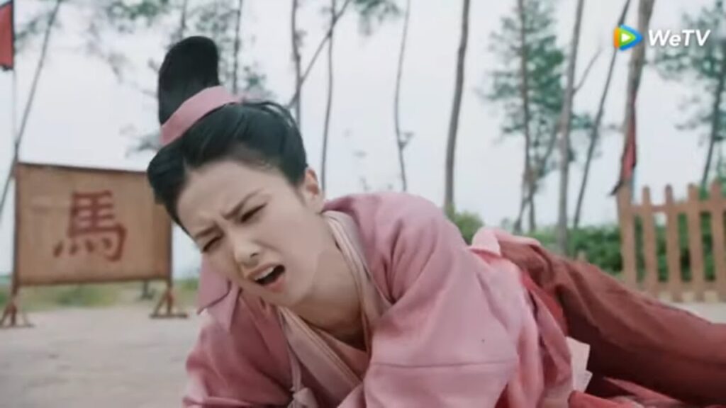 لونغ آو لي تقع من على ظهر الحصان!مقطع من الحلقة 6 مسلسل السيد العظيم