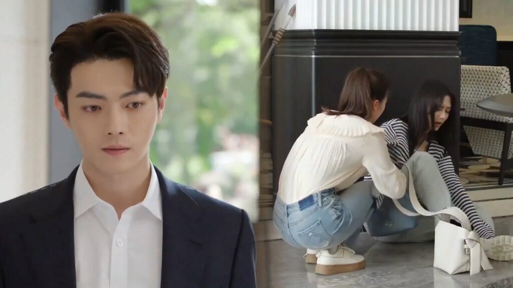 يشعر بطلنا بالحزن برؤية فتاته ضعيفة وتسقط أمام عينيه لانفصالها عن حبها الأول😔مشهد من "حكاية مبهجة"