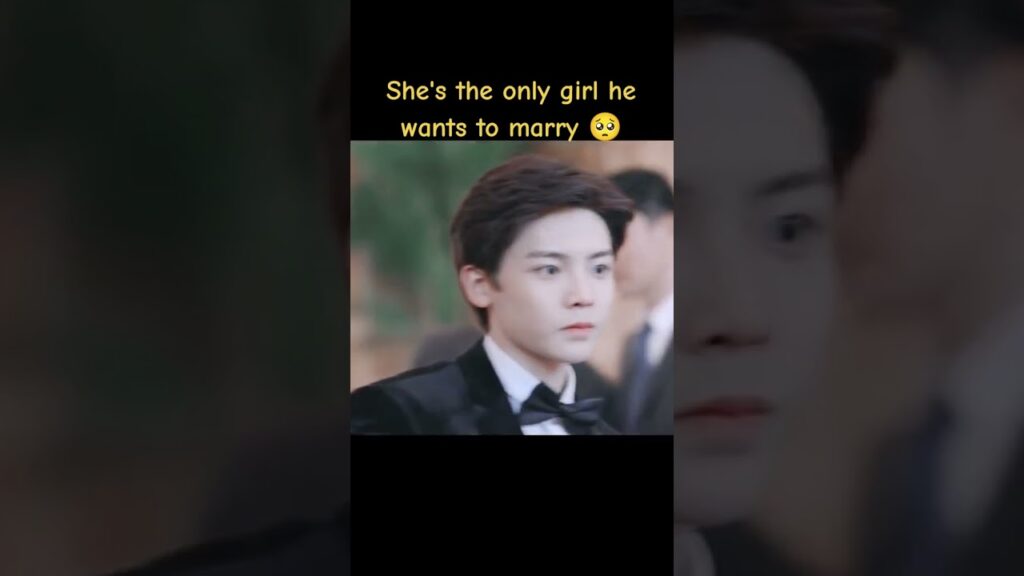 إنها الفتاة الوحيدة التي يريد الزواج منها🥰 #cambrainperiod #zhouyutong #houminghao #youku