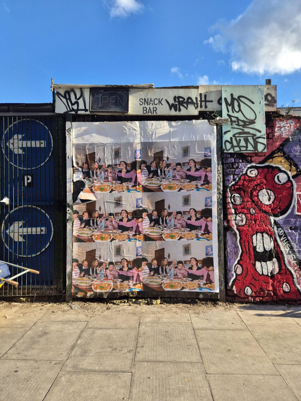 ARMY بقعة ملصق "المكان المناسب، الشخص الخطأ" في لندن