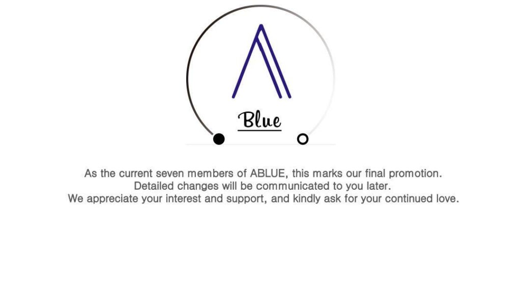 نشرت ABLUE إعلانًا غامضًا بخصوص أنشطتها المستقبلية