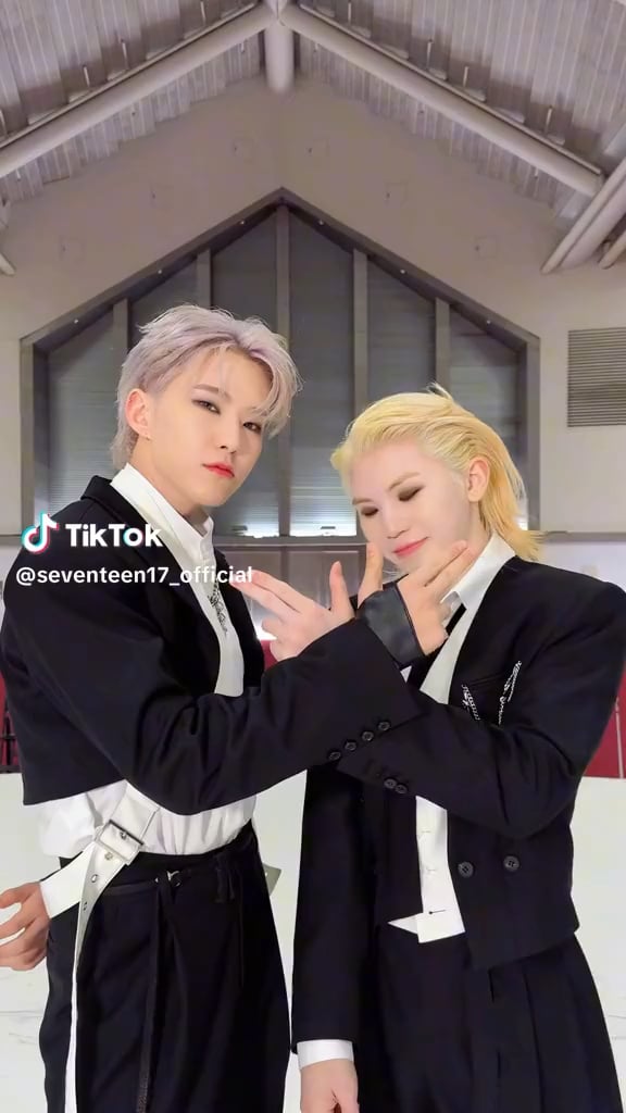 240429 تحديث هوشي ووزي على تيك توك: تحدي الرقص "MAESTRO".