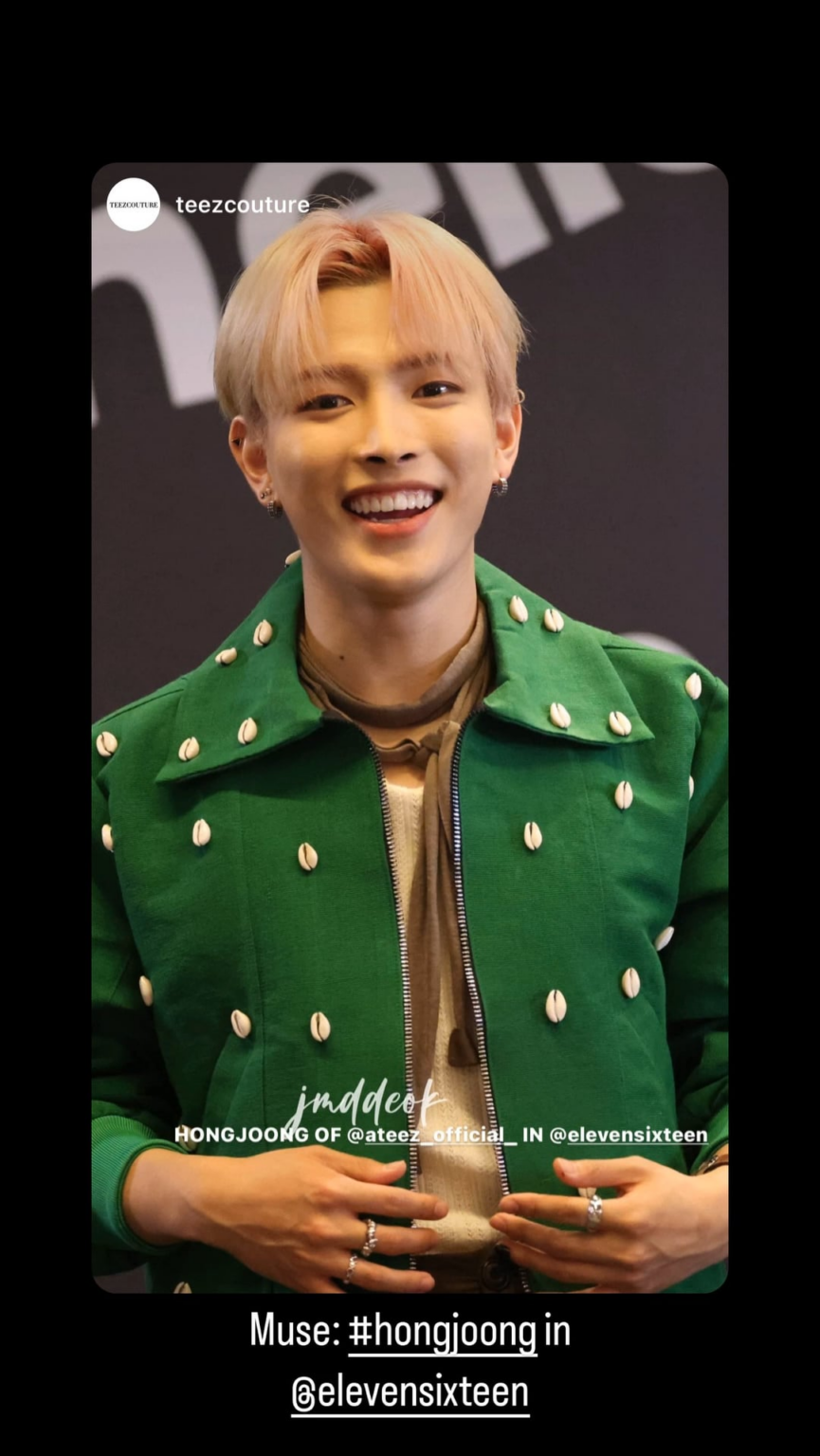 240422 قصة أوغو موزي على الانستقرام: موسى: #hongjoong في @elevensixteen