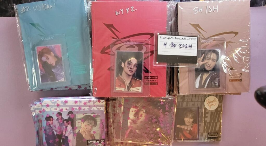 [WTS] [US/WW]  ألبومات ATEEZ (جميع المحتويات) NOT OKAY-FIN-OUTLAW-MINGI PCS