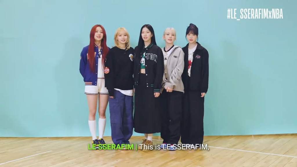 240426 - تحديث تويتر NBA مع LE SSERAFIM