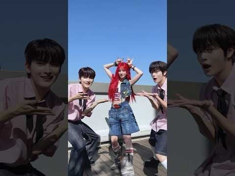 240428 🐰😊 (تحدي يوكي فريك مع لينغ تشي وهونغ سونغ مين من FANTASY BOYS)