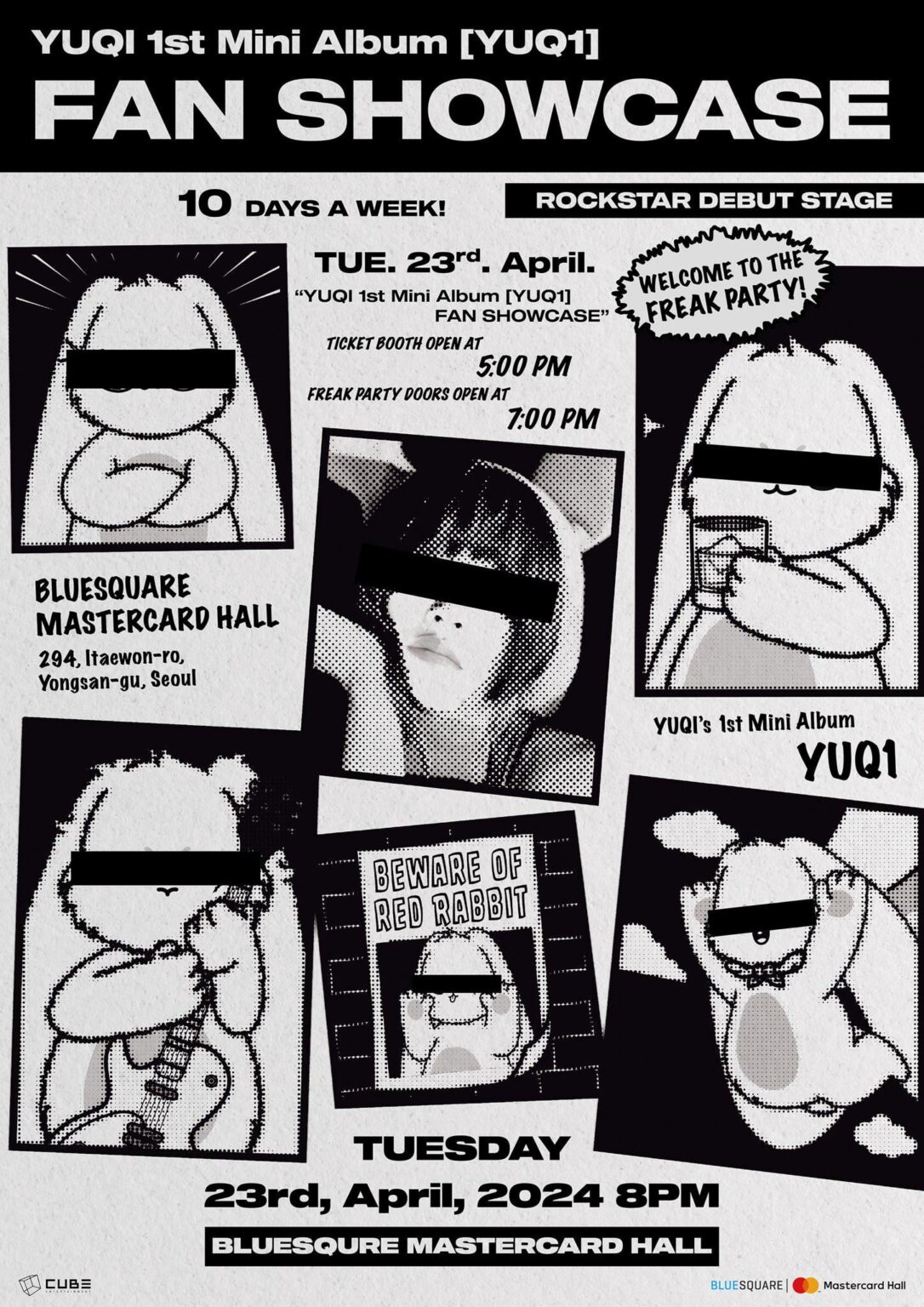 240419 يوكي الألبوم المصغر الأول [YUQ1] ملصق عرض المعجبين