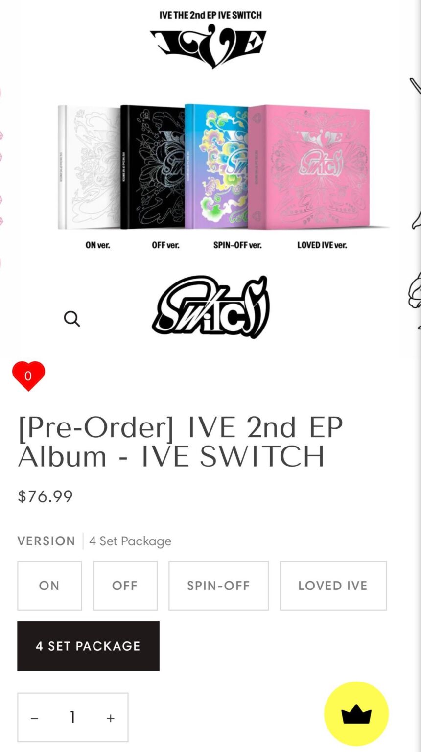 قم بالطلب المسبق لـ IVE SWITCH من اختيار الموسيقى LA ؟؟