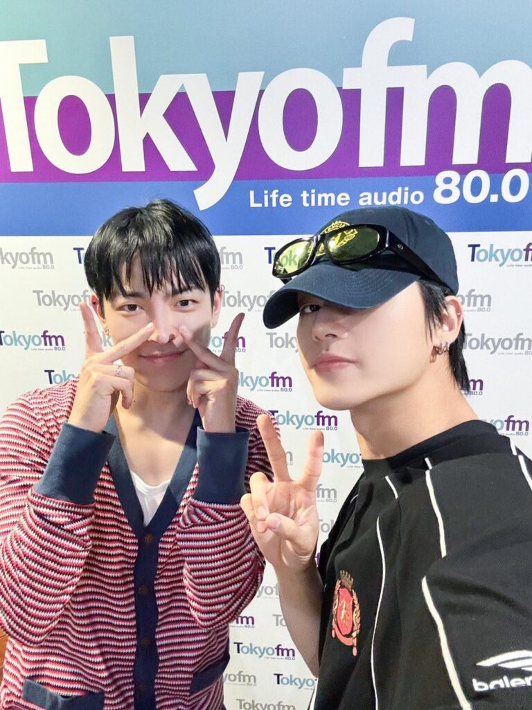240501 ATEEZ JP on X: ظهر ATEEZ HONGJOONG وWOOYOUNG على TOKYO FM/JFN 'SCHOOL OF LOCK!'
