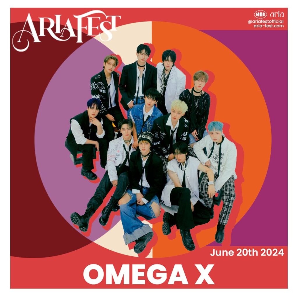 OMEGA X وEXO Suho سيقدمان عرضًا في Aria Fest 2024 في اليونان