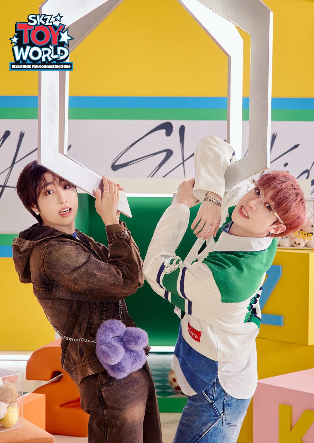 240423 Stray Kids Fan Connecting 2024 "SKZ TOY WORLD" @ Belluna Dome - D-4 (بانج تشان وهان)