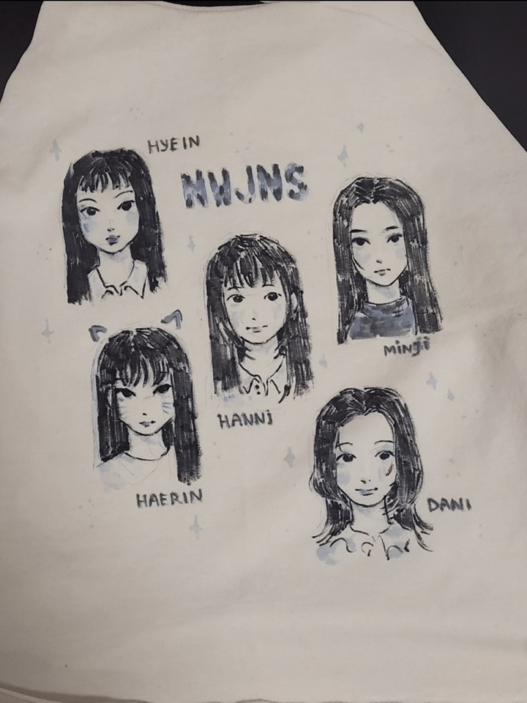 لقد رسمت لنفسي قميص NJ :)