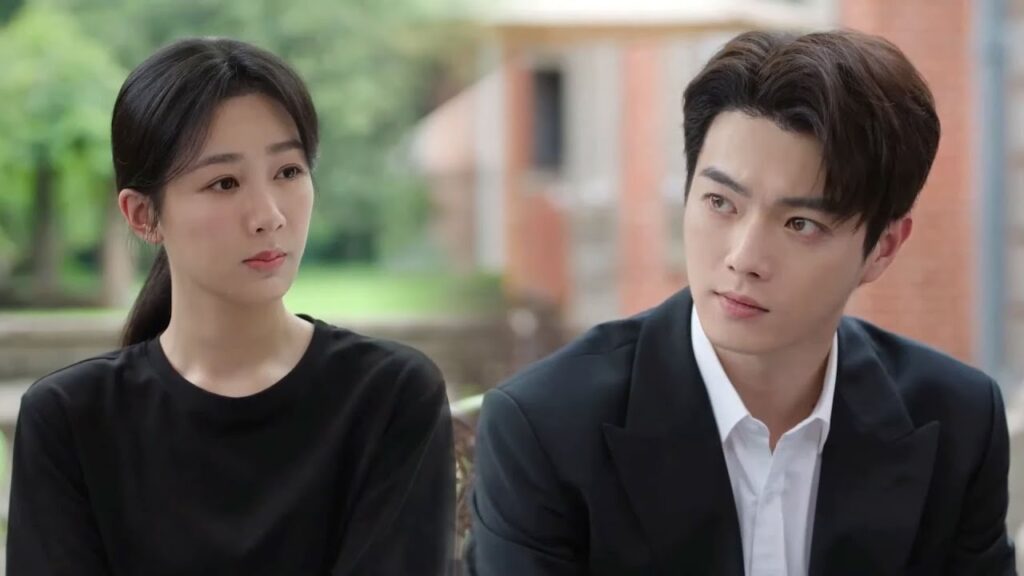 بعد توزيع الميراث يقترح بطلنا التبادل واستعادة الفندق ولكن كلامها تجعله يتراجع😇مشهد من "حكاية مبهجة"