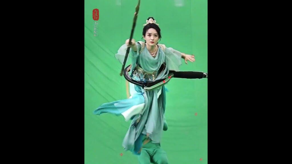 كواليس اسطورة شين لي #zhaoliying #赵丽颖 #林更新 #与凤行 #thelegendofshenli #lingengxin #shorts