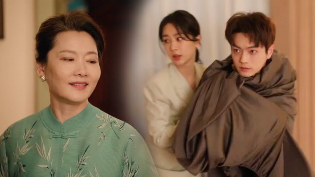 يصعد غرفة فتاته في منتصف الليل بدون ملابس فتطرق والدتها الباب فجأة وتقاطعهما❤️مشهد من "حكاية مبهجة"