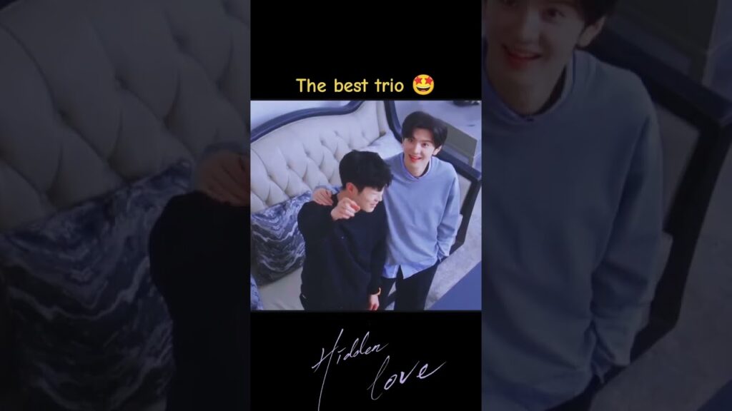 أفضل الثلاثي🥰🥰🥰 #HiddenLove #حب_خفي #zhaolusi #ChenZheyuan #youku
