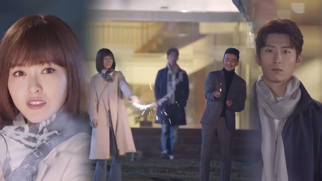 يحزن بطلنا عندما يرى حبيبته السابقة مقربة من منافسه وتتصرف بلا مبالاة معه😭مشهد درامي من "أراك ثانية"