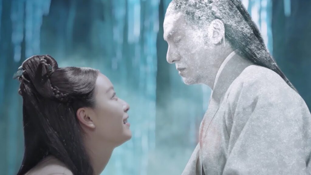 تيقظ جنية جميلة سيد الحرب المجمد والذي كان نائمًا لسنوات☺️مشهد من "حب وقدر"