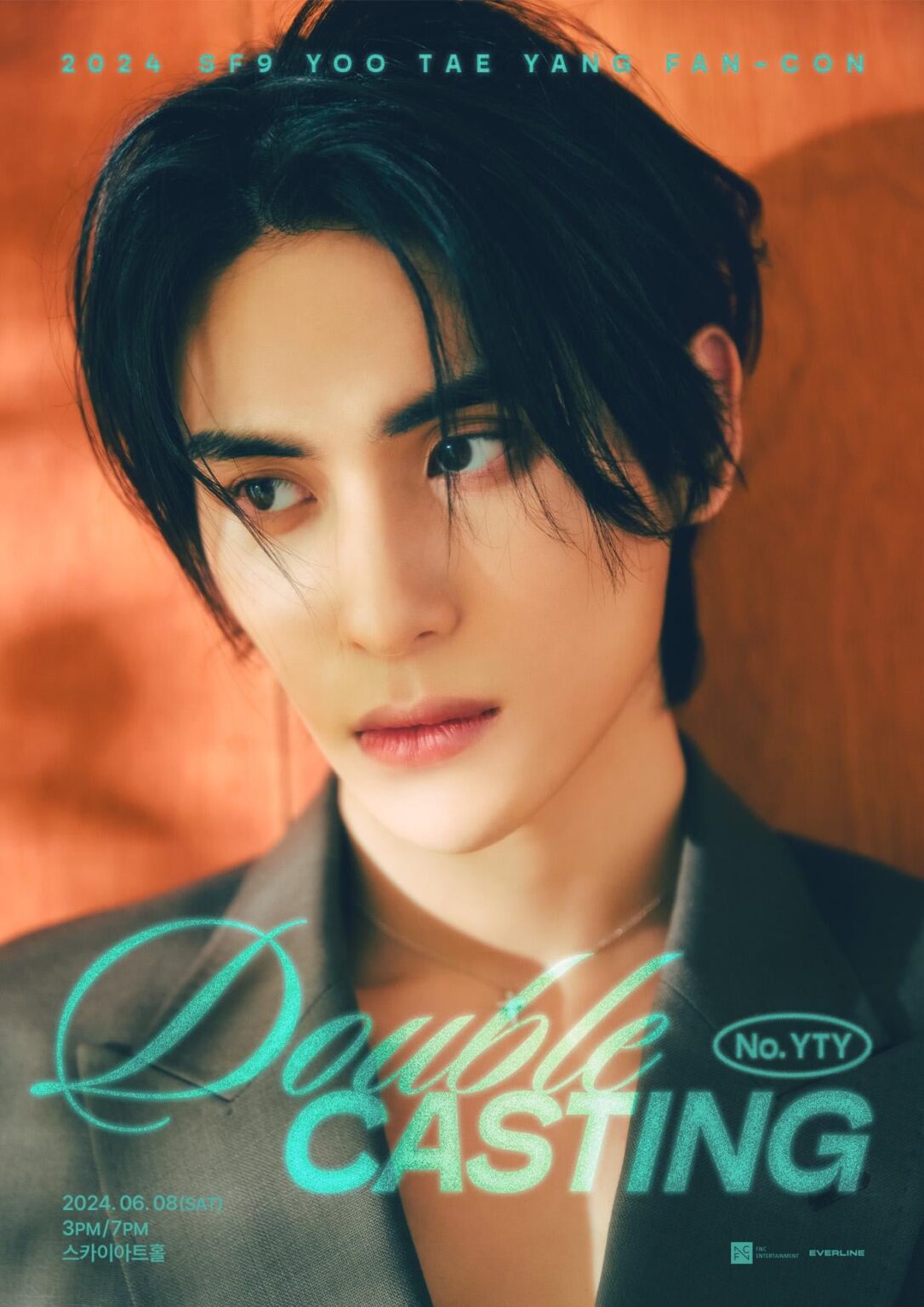 SF9 Yoo Taeyang - 2024 Fan-Con 'Double Casting: No. YTY' (ملصق خاص 2)