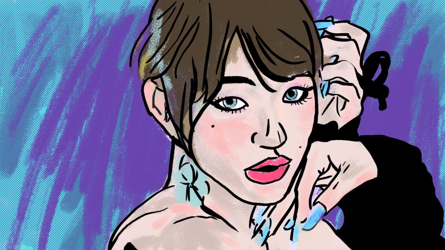 القليل من فن Wonyoung من أغنية 해야 HEYA MV (Traced)