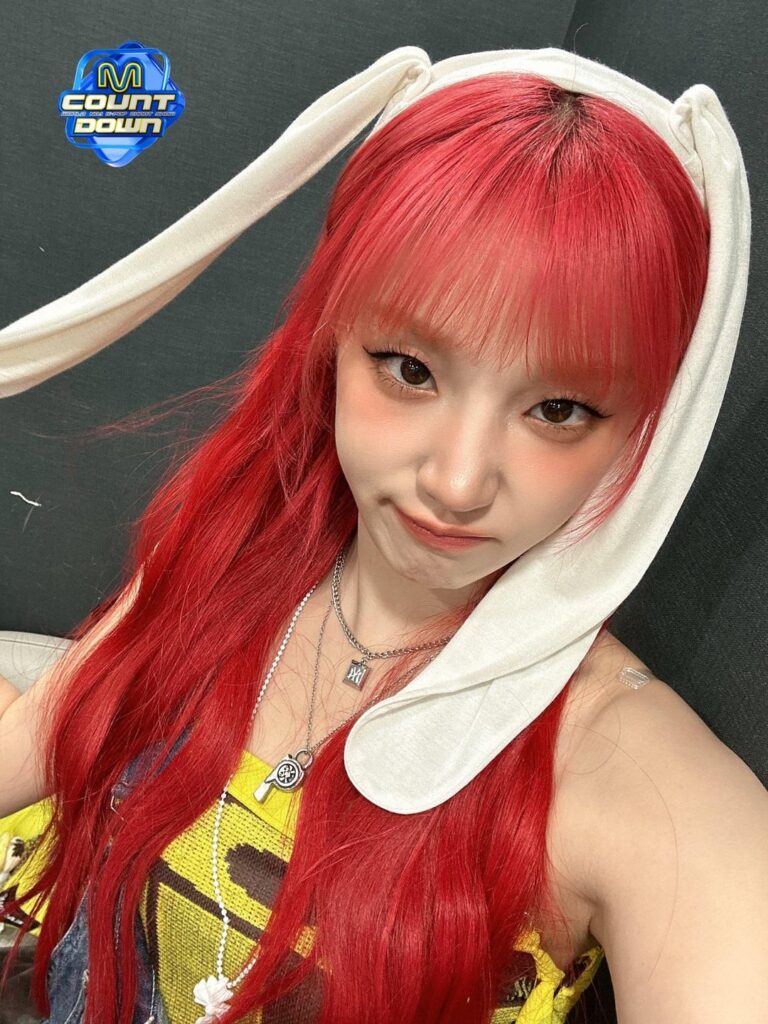 240502 تحديث Mnet M Countdown على تويتر مع Yuqi - صور ما قبل العرض