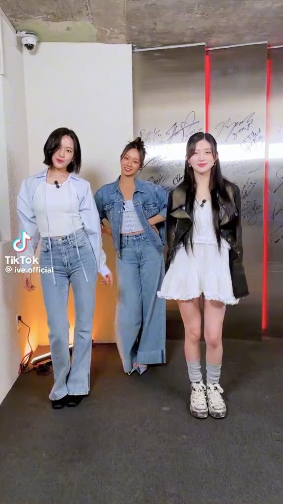 240503 تحديث TikTok الرسمي لـ IVE مع Yujin & Gaeul - تحدي الرقص HEYA (مع Girl's Day Hyeri)