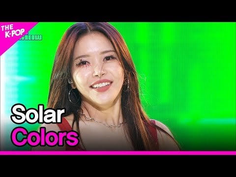 مسرح العودة: MAMAMOO Solar - Colors @ SBS M The Show (240507)