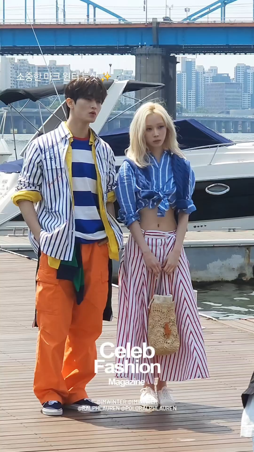 240509 تحديث قصة Instagram لمجلة Celeb Fashion مع الشتاء (مع NCT Mark Lee)