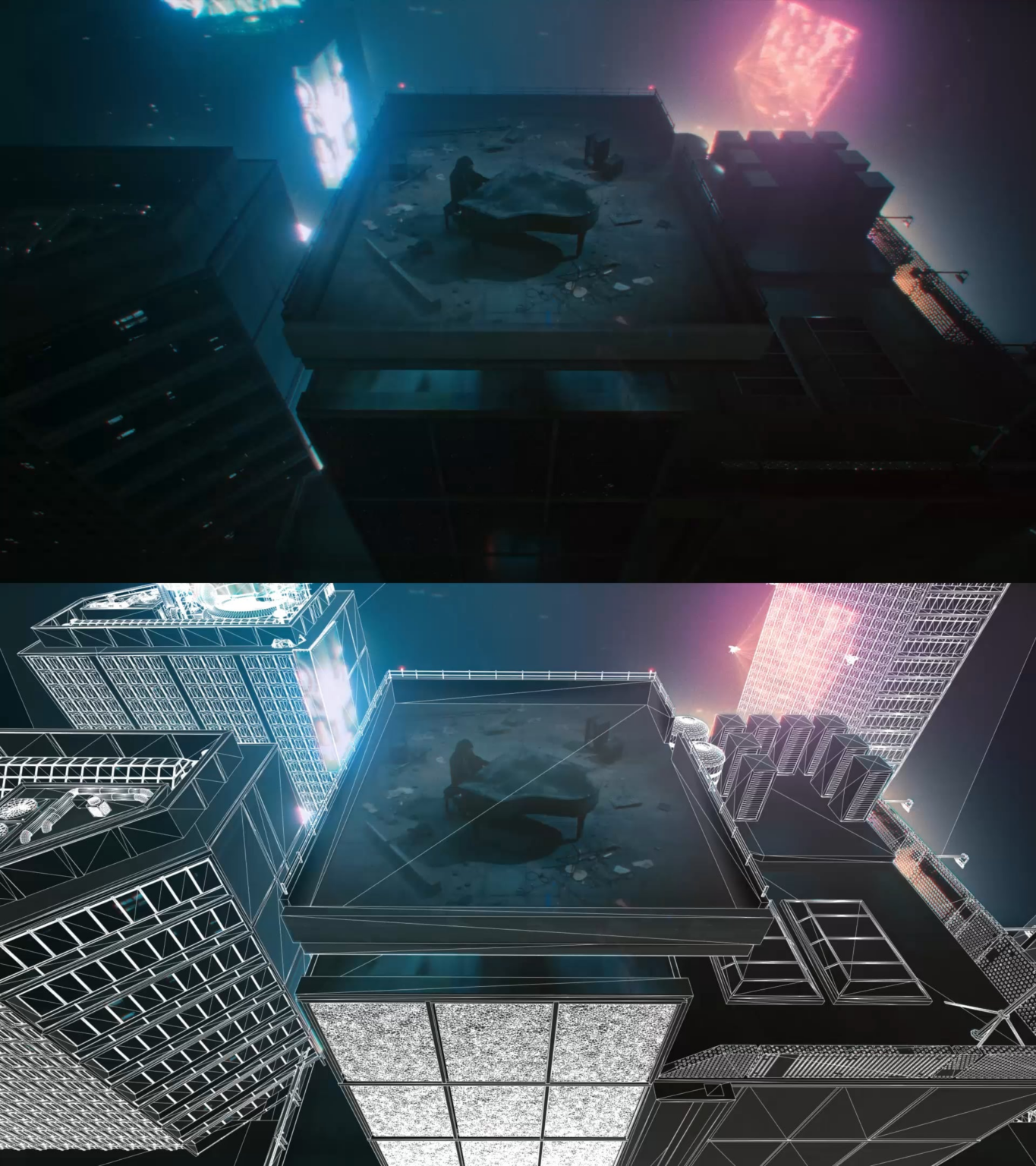 عملي في المؤثرات البصرية ثلاثية الأبعاد لـ Seventeen 'Maestro' MV