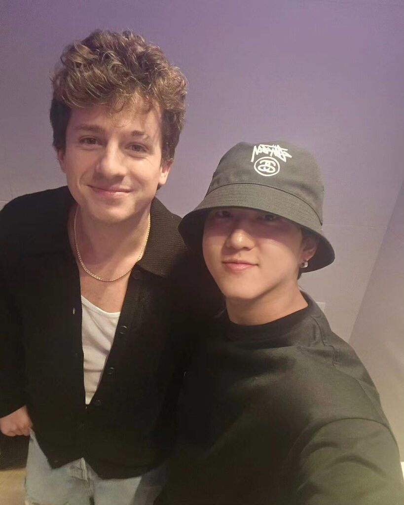 240512 تحديث تشانغبين على الانستقرام مع تشارلي بوث