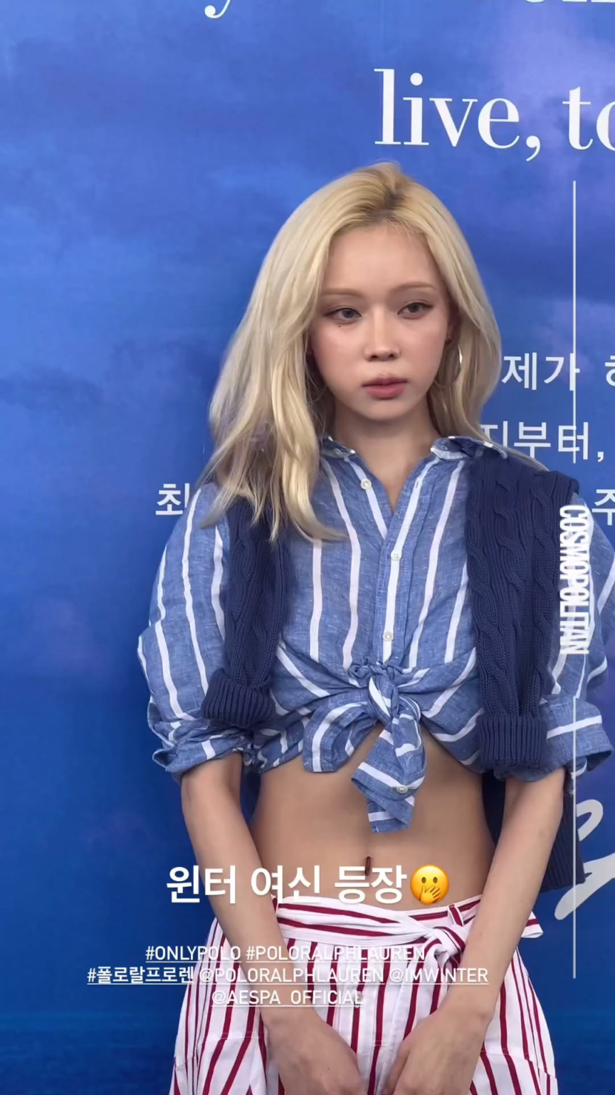 240509 تحديث قصة الانستقرام الكورية العالمية مع الشتاء