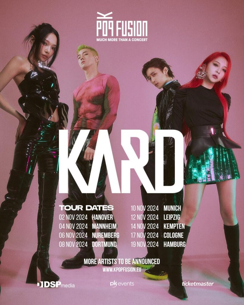 KARD - جولة Kpop Fusion 2024 في ألمانيا (تواريخ الجولة)