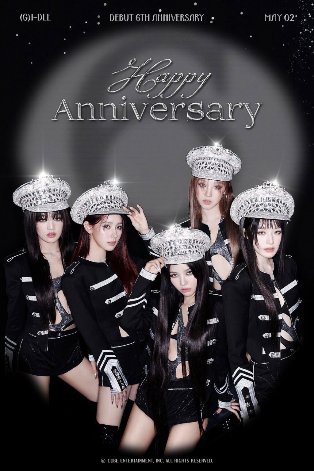 التحديث الرسمي لـ 240502 CUBE - الذكرى السادسة لـ (G)I-DLE