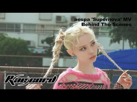 aespa - Supernova (MV Behind the Scenes) @ R(ae)cord (240515) [ENG SUB]