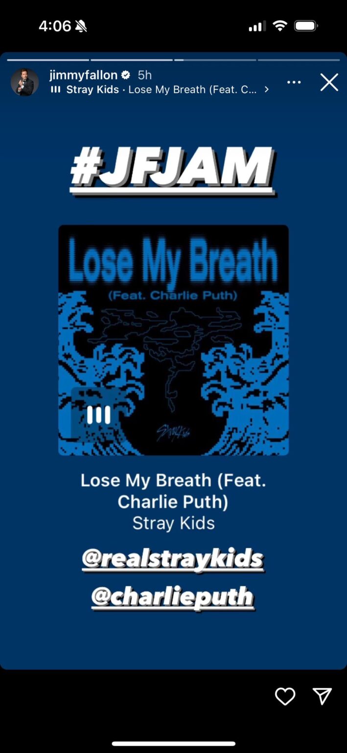 240511 جيمي فالون يظهر بعض الحب لـ SKZ