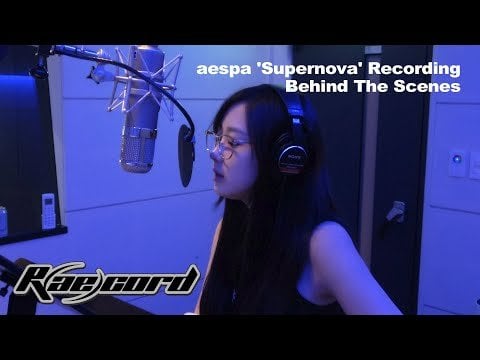 aespa - سوبر نوفا (تسجيل خلف الكواليس) @ R(ae)cord (240514) [ENG SUB]