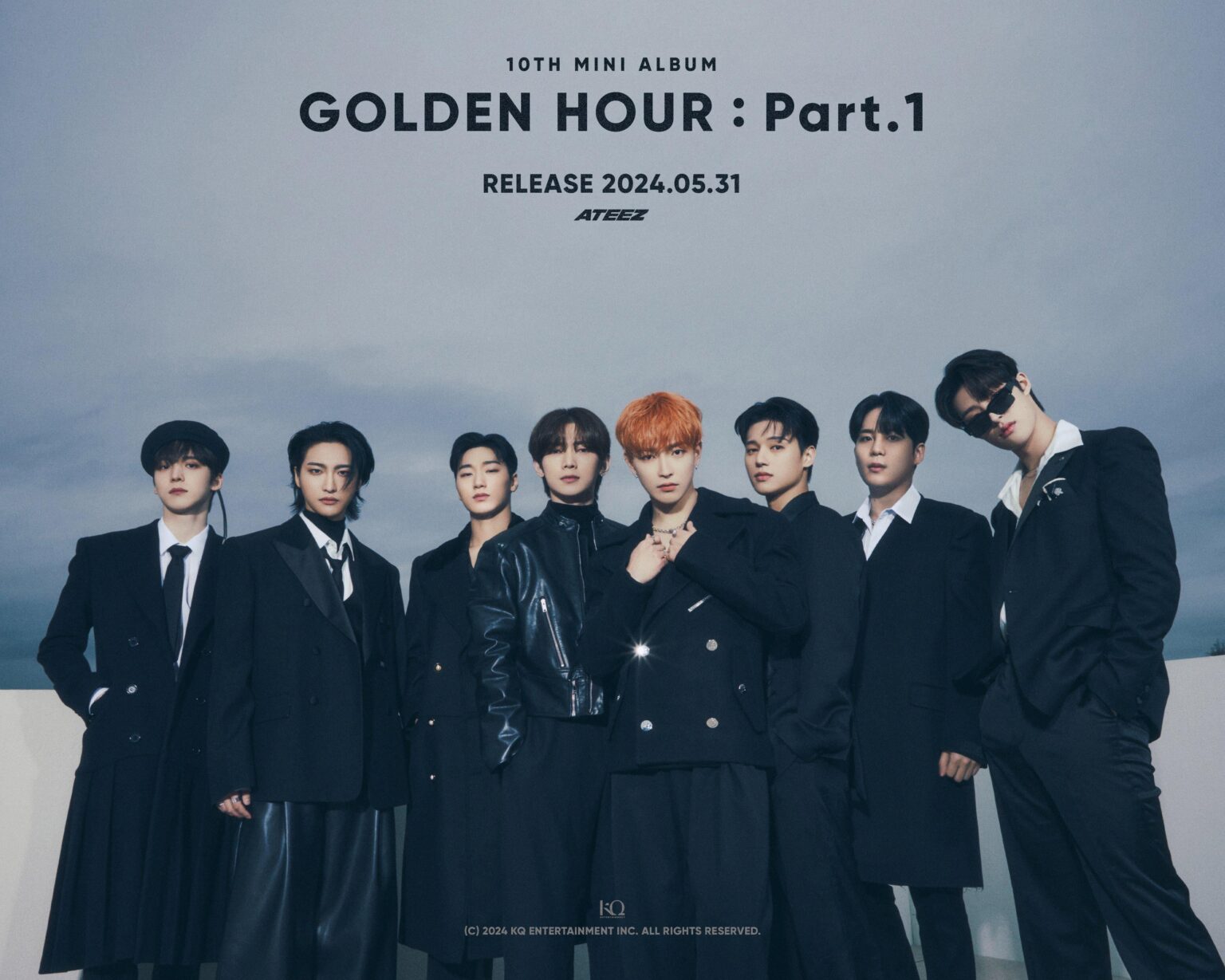 ATEEZ - الألبوم المصغر العاشر 'GOLDEN HOUR: Part.  1' (الصورة المفاهيمية رقم 4 - المجموعة)