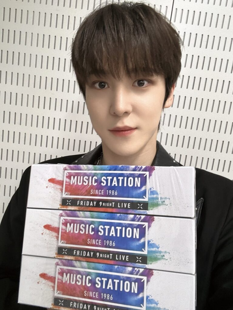 240510 ATEEZ JP على X: [#YUNHO] محطة الموسيقى 👍
