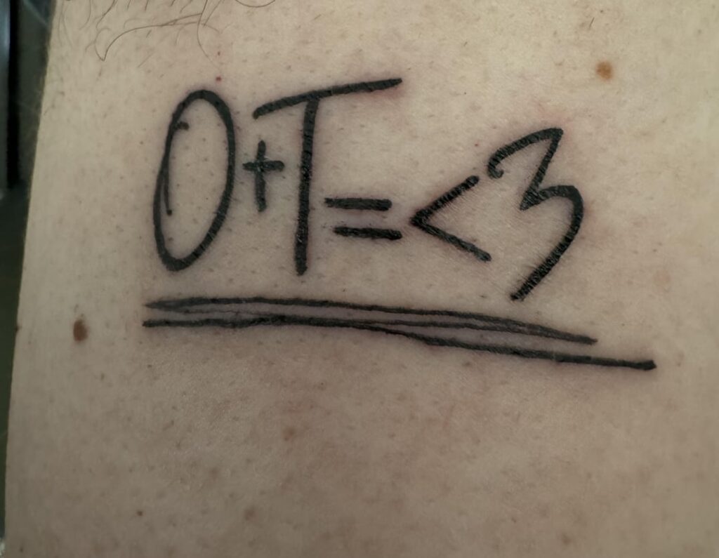 الوشم الخاص بي مرتين