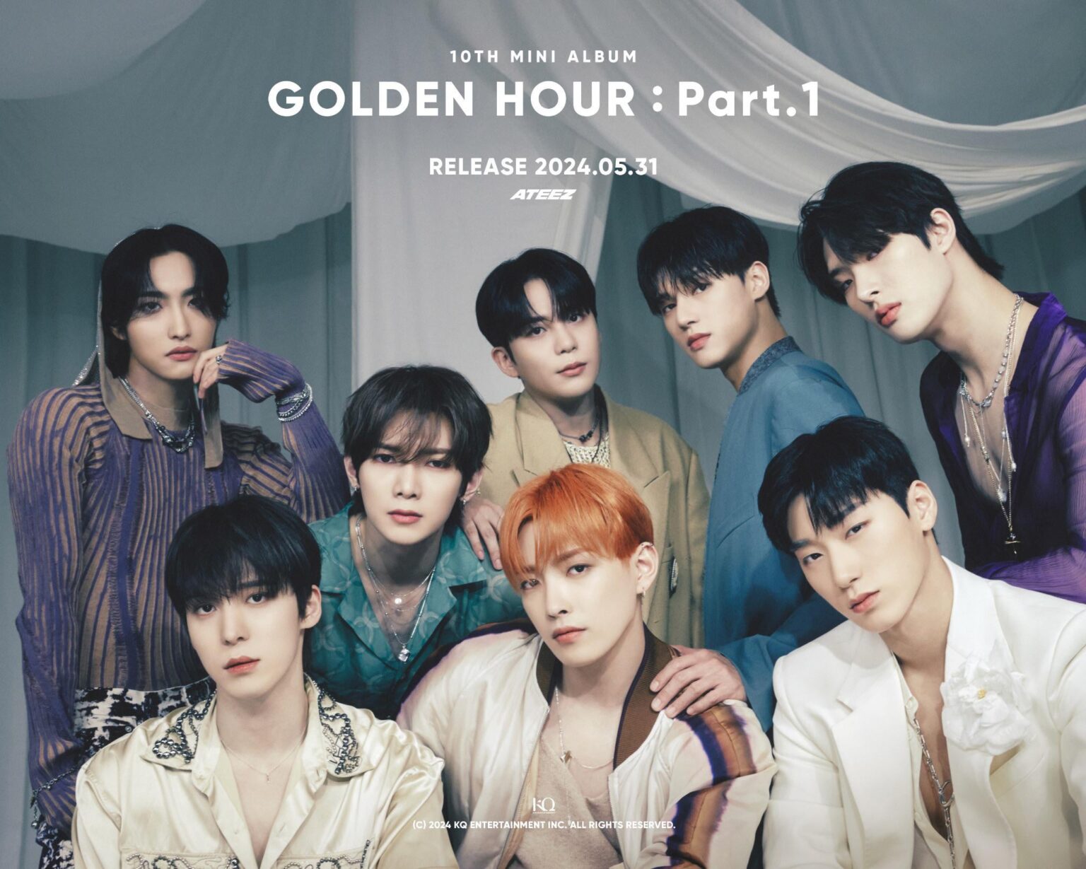 240510 ATEEZ - الساعة الذهبية: الجزء الأول |  الصورة المفاهيمية 3 |  إصدار 2024.05.31