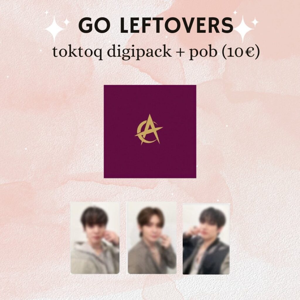 [GO](ITA/WW) ATEEZ TOKTOQ POB فقط وDIGIPACK + POB