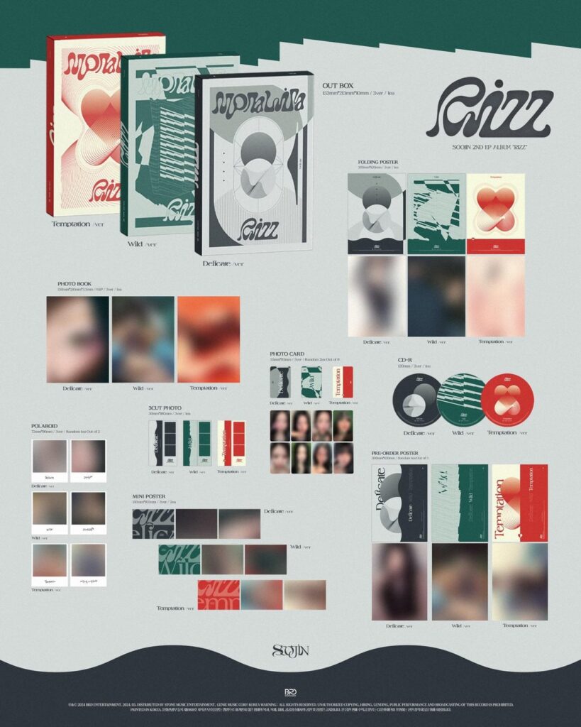 SOOJIN - EP الثاني: 'RIZZ' (معاينة غلاف الألبوم)