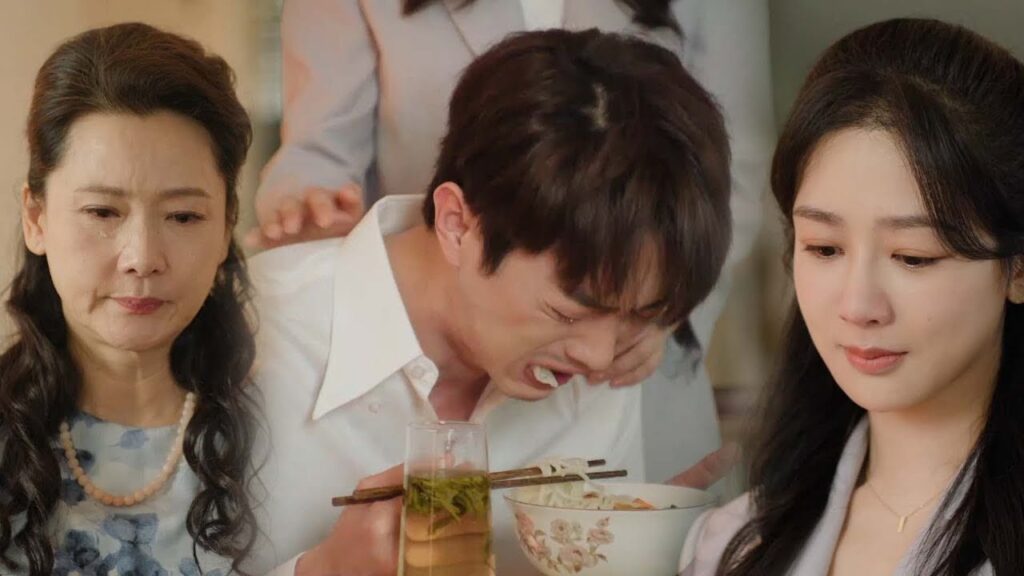 ينهار تمامًا بعد وفاة والده فتعيده حبيبته إلى المنزل بحركة واحدة❤️مشهد من "حكاية مبهجة"