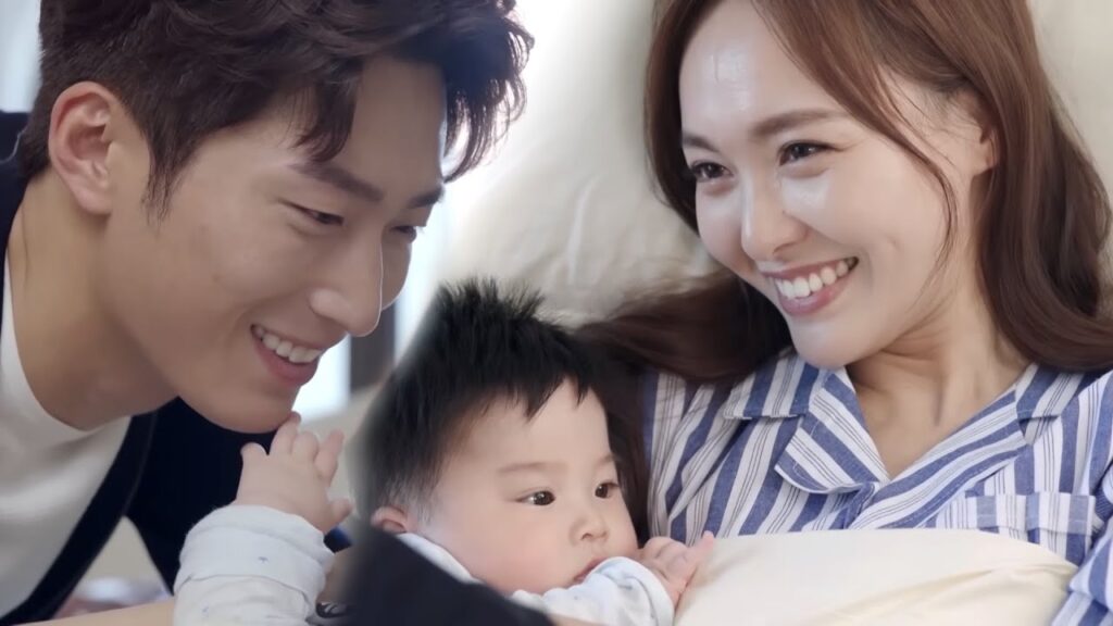 [نهاية سعيدة👩‍❤️‍💋‍👨] أخيرًا تعود بطلتنا إلى زمنها وتجتمع مع زوجها وطفلها الصغير❤️مشهد من أراك ثانية