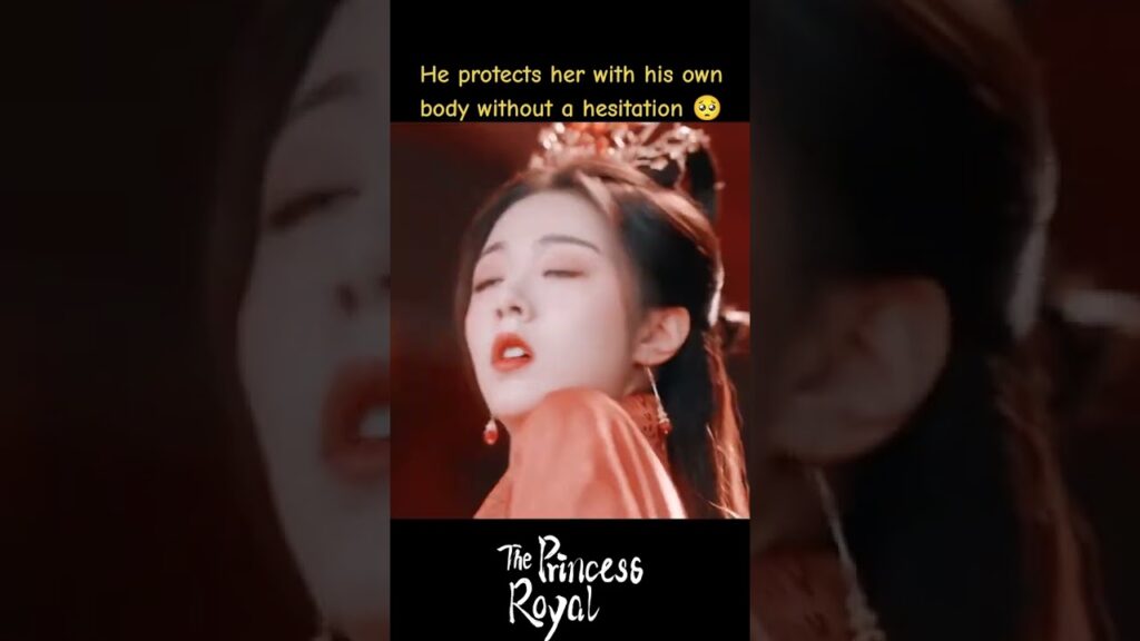 يحميها بجسده دون تردد🥺 #الأميرة_الملكية #ThePrincessRoyal #ZhaoJinmai #ZhangLinghe #youku